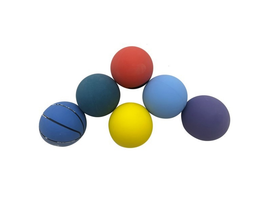 PELOTA GOMA SALTARINA COLORES 0743