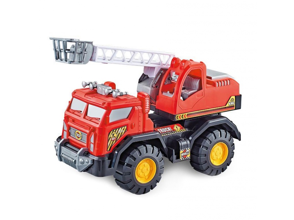 CAMION CON GRUA A FRICCION EN BOLSA BOMBERO