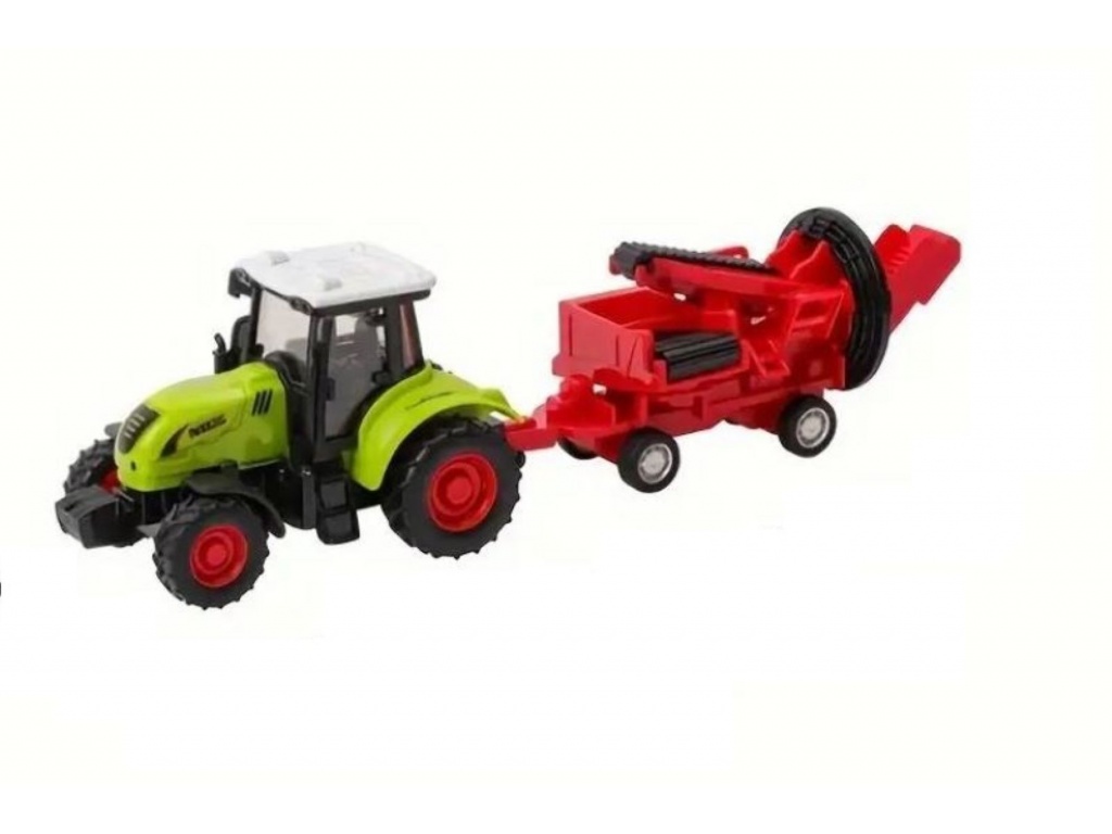 TRACTOR CON GRUA EN BURBUJA 7643