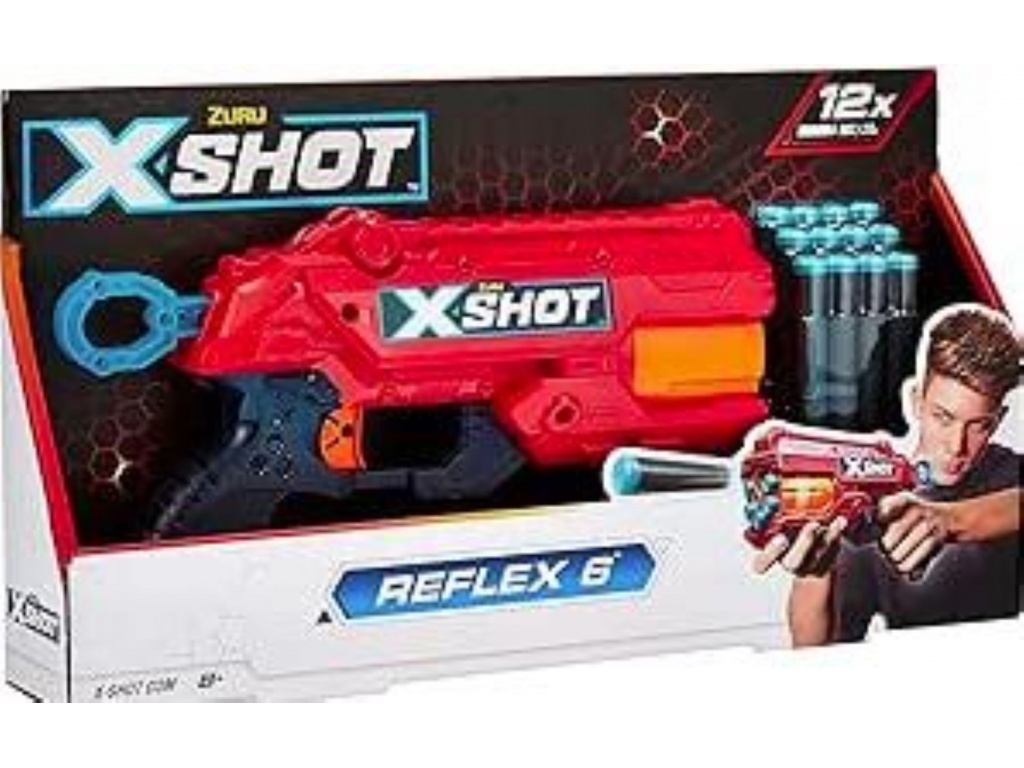 ARMA X-SHOT EXCEL REFLEX 6 CON 12 DARDOS