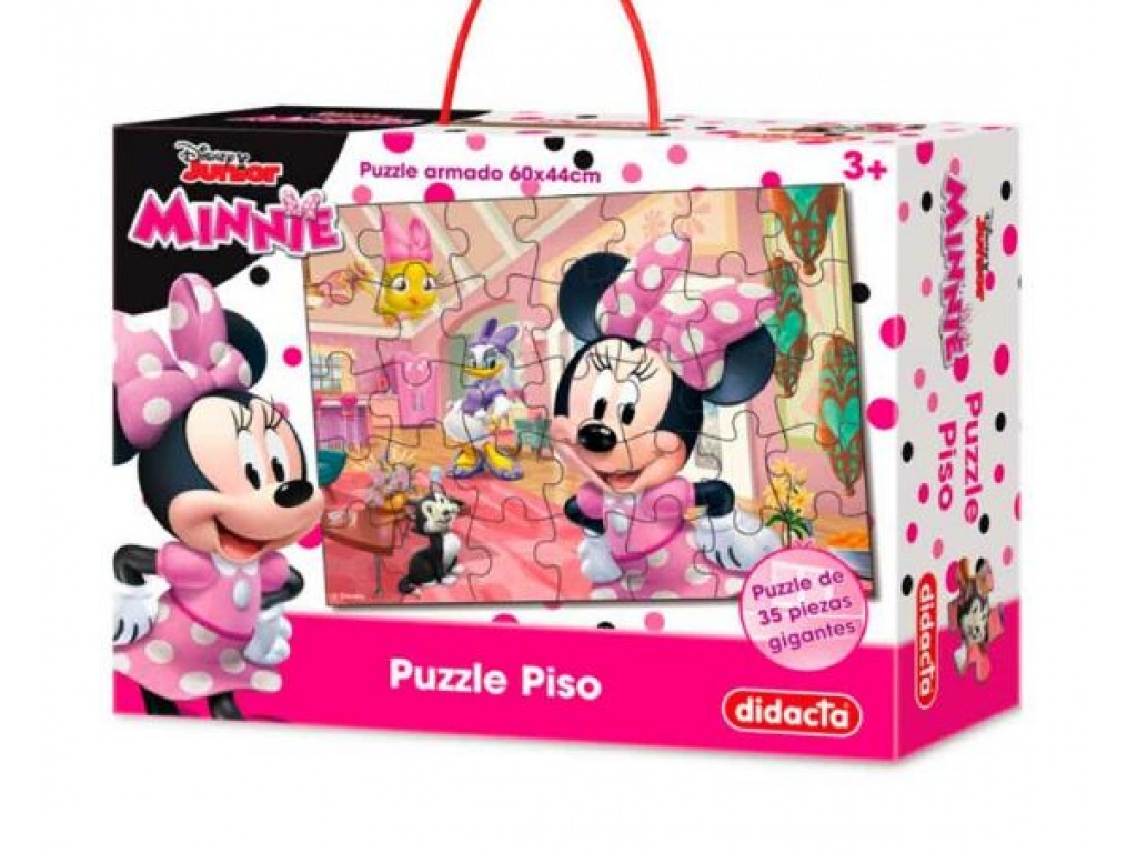 DIDACTA PUZZLE PISO MINNIE 35 PIEZAS