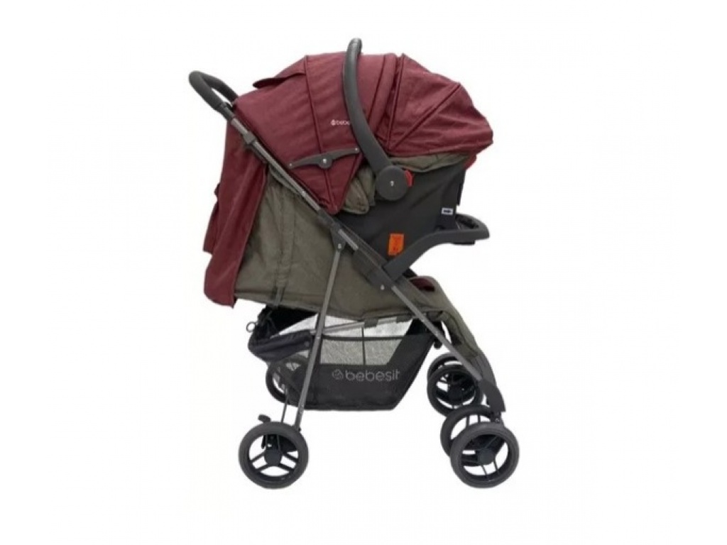 COCHE SEVILLA TRAVEL SYSTEM ROSA BEBESIT