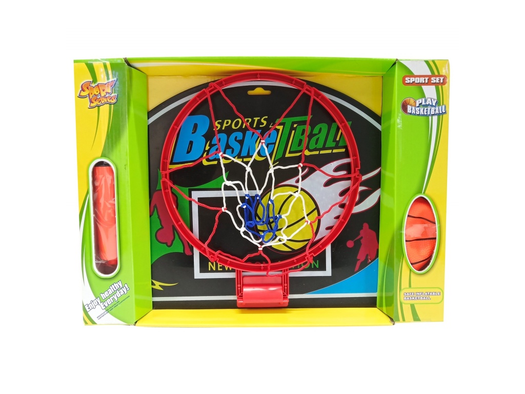 TABLERO BASKET CON PELOTA PLASTIC