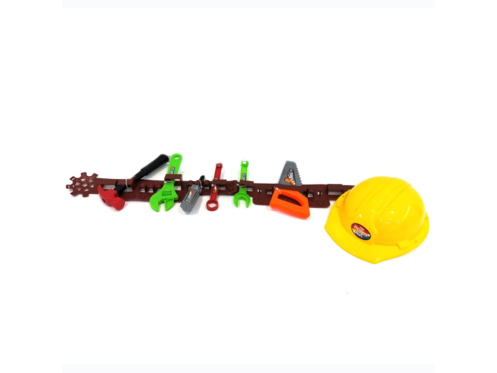 HERRAMIENTAS CON CASCO 6 PCS