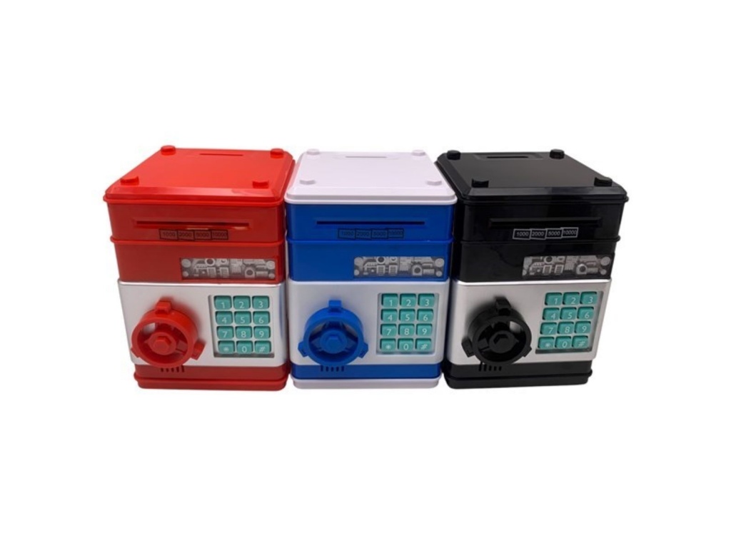 ALCANCIA PLASTICO CAJA FUERTE 4AA 2543