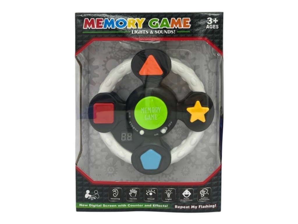 JUEGO MESA MEMORIA CON LUZ SON FORMAS 9104
