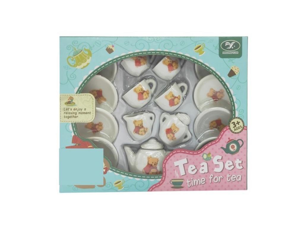 JUEGO DE TE SIMIL PORCELANA 17PCS 9327