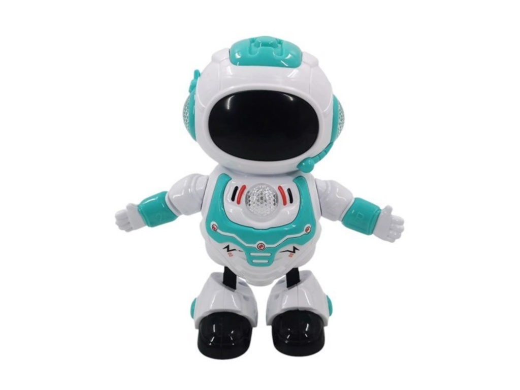 ROBOT CON LUZ SON MOV 3AA EN CAJA 2488