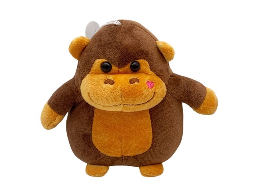 PELUCHE MONO CON CORAZON BORDADO 2470