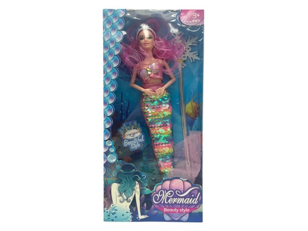 MUECA SIRENA CON ACC CAJA   9227