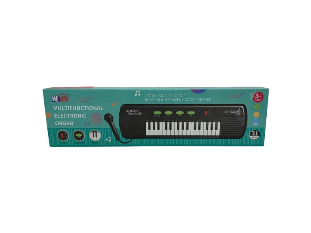 ORGANO CON MICROFONO USB 3AA CAJA 9126