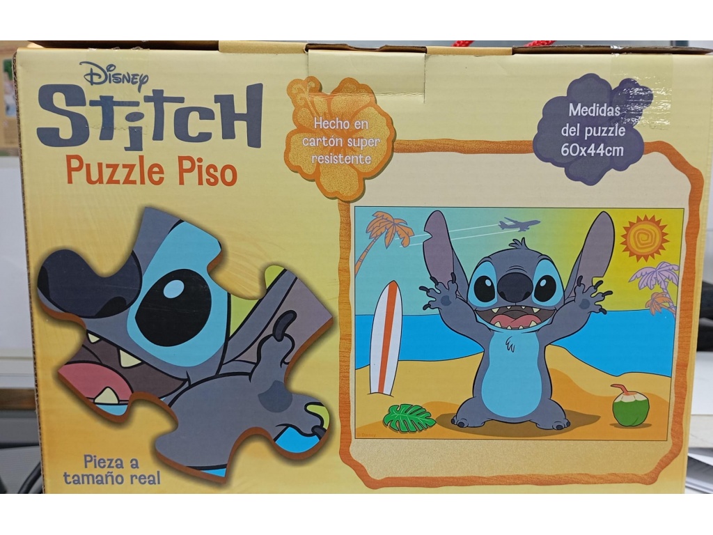 PUZZLE PISO STITCH 35 PIEZAS