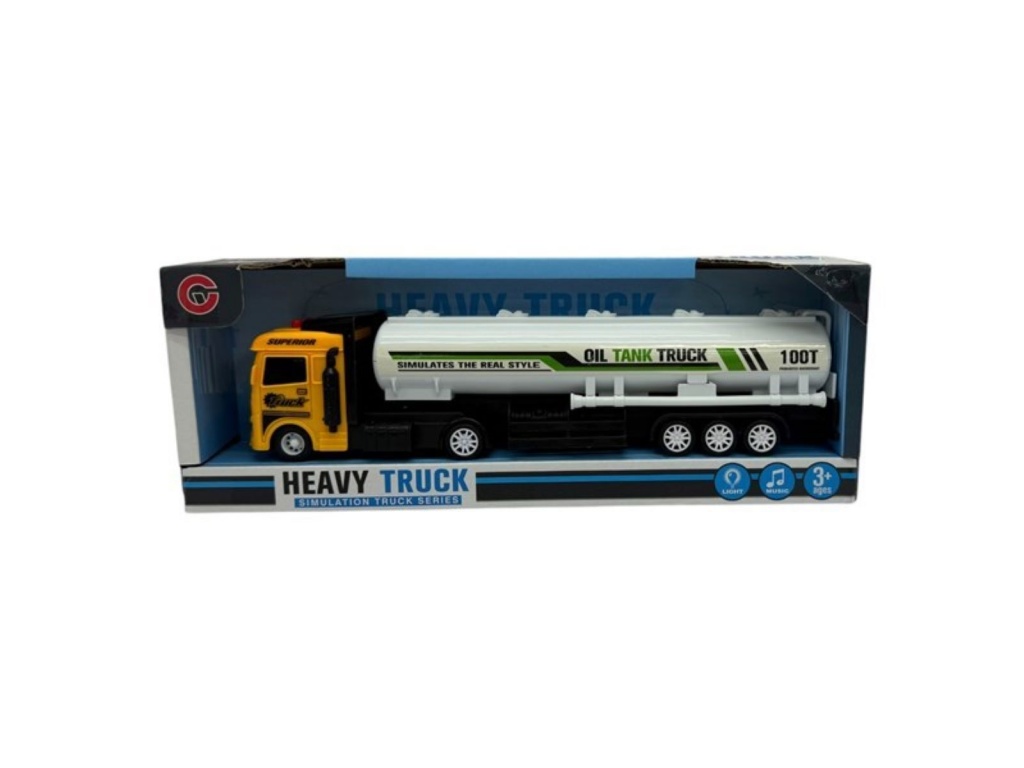 CAMION CON TANQUE CON LUZ Y SON CAJA 9189