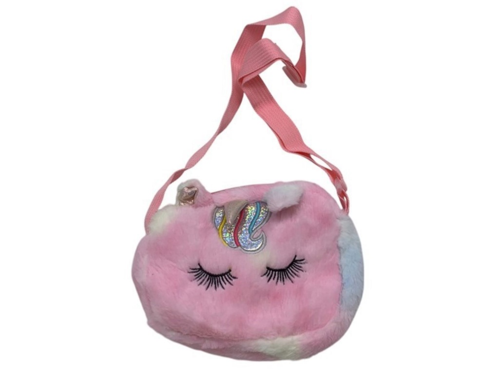 CARTERA INFANTIL PELUCHE UNICORNIO 2426