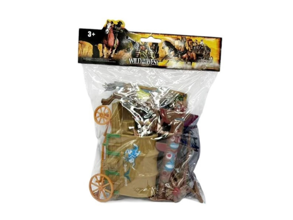 INDIOS Y COWBOYS CON ACCS EN BOLSA  9382