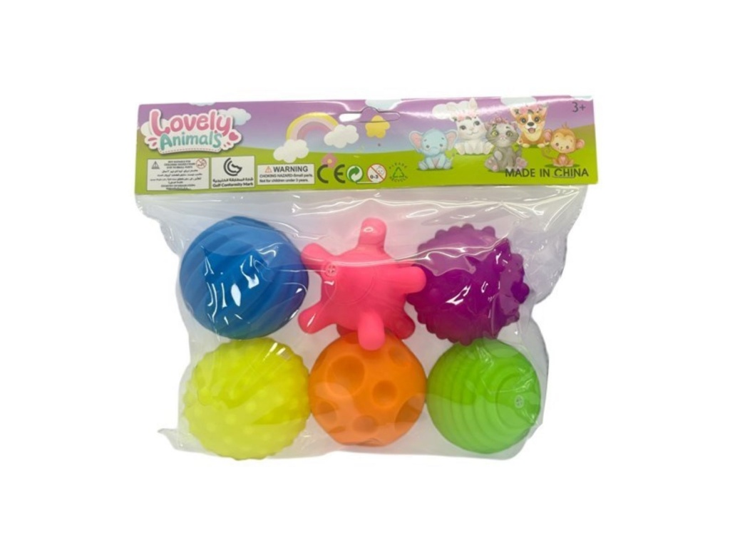 PELOTA PARA MASAJES X6 CON TEXTURA BOLSA 9373