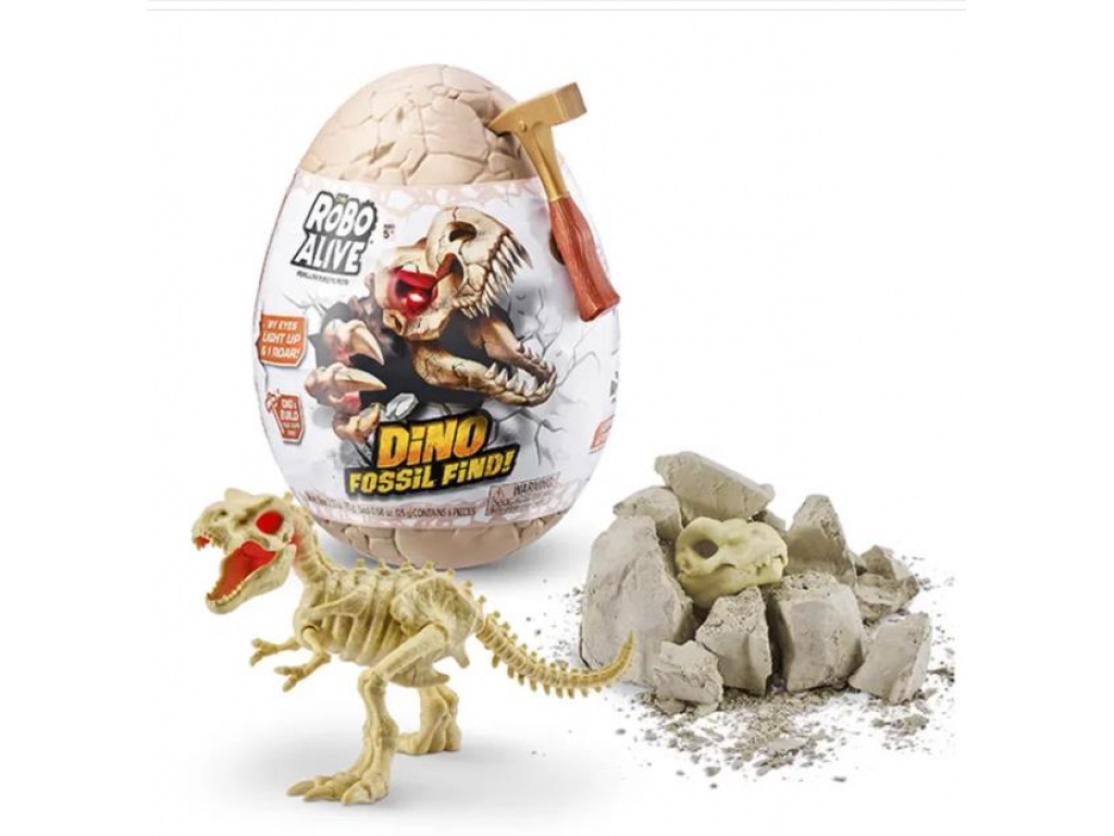 ROBO ALIVE HUEVO DINO FOSIL MINI C