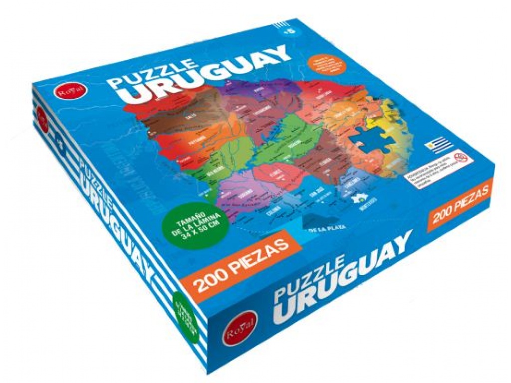 ROYAL PUZZLE 200 P MAPA URUGUAY