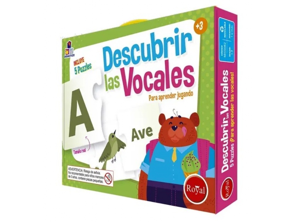 ROYAL DESCUBRIR VOCALES Y NUMERO  7730529379723