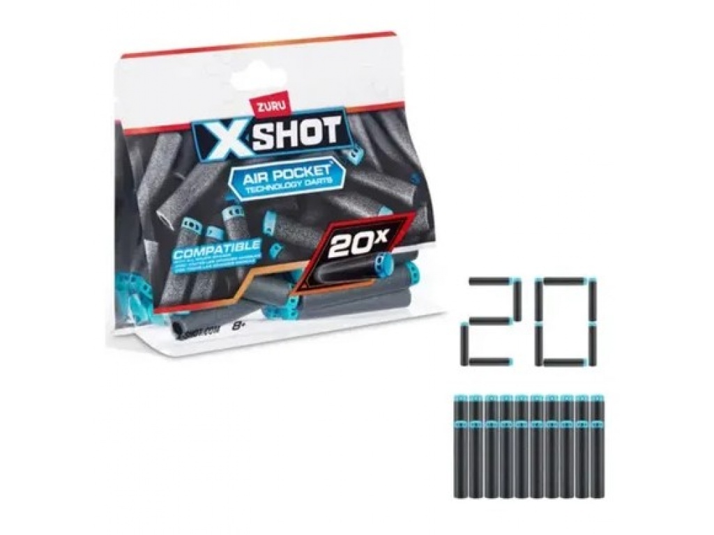 X SHOT EXCEL DARDOS PACK 20